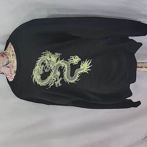 FREE with Purchase NWOT SHEIN Dragon Print Crewneck